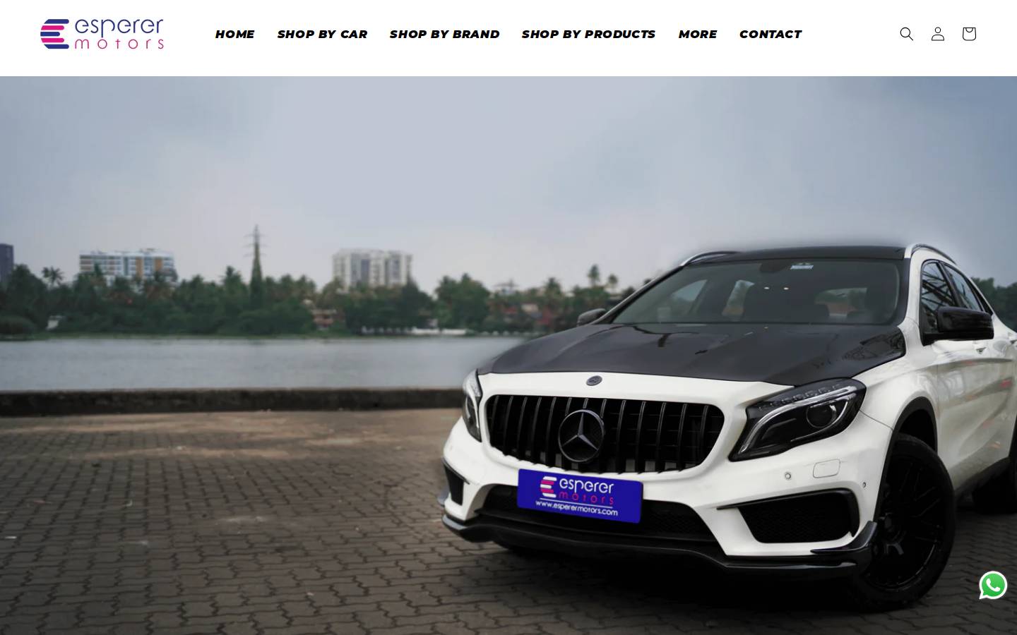 esperermotors.com homepage screenshot