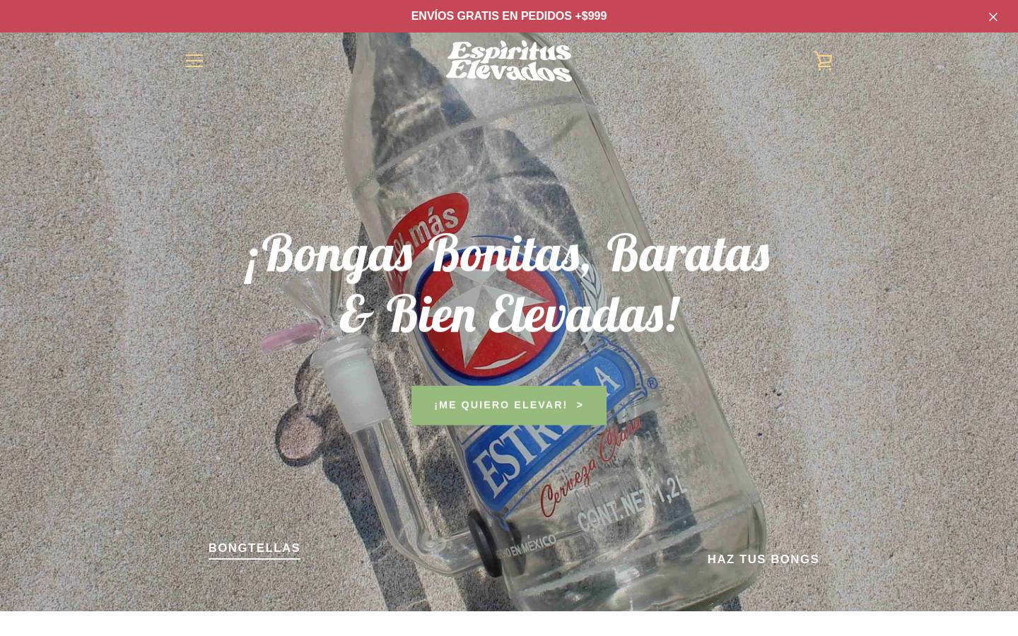espirituselevados.com homepage screenshot
