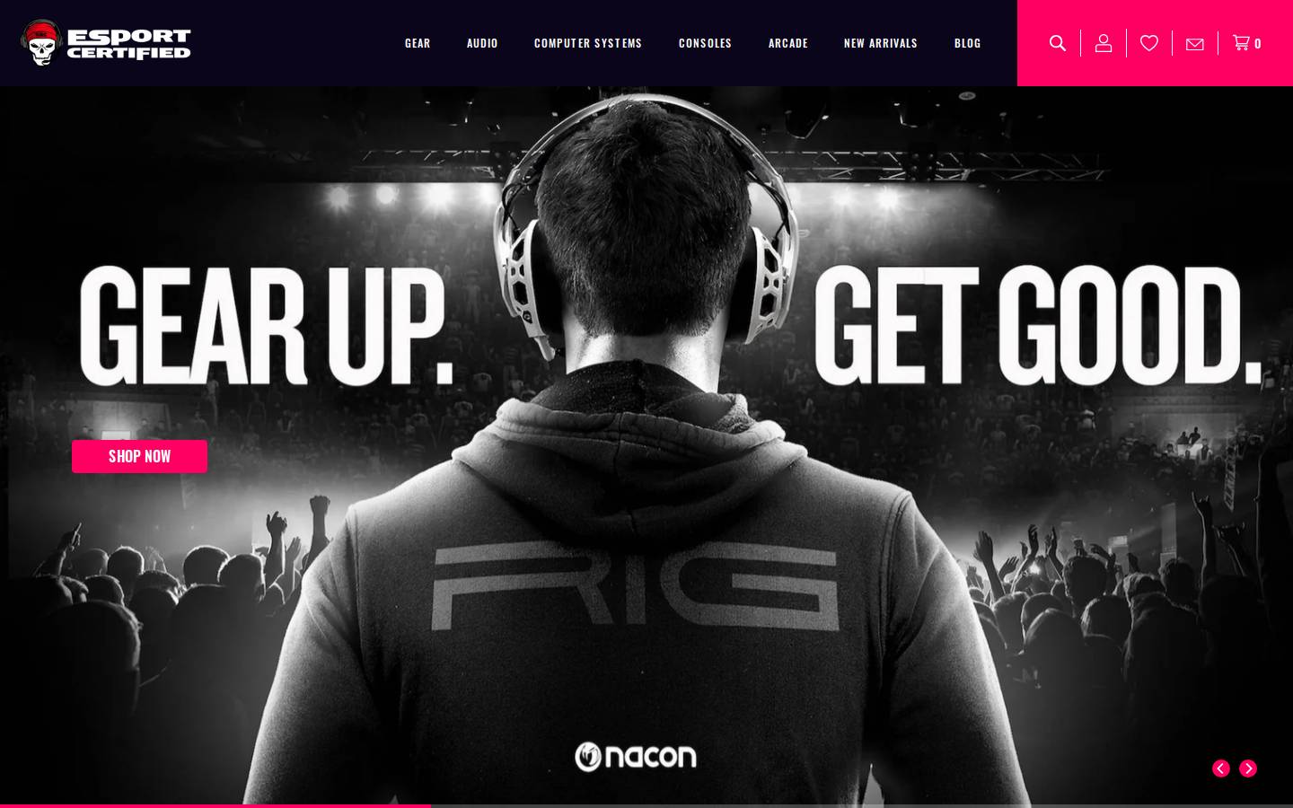 esportcertified.com homepage screenshot