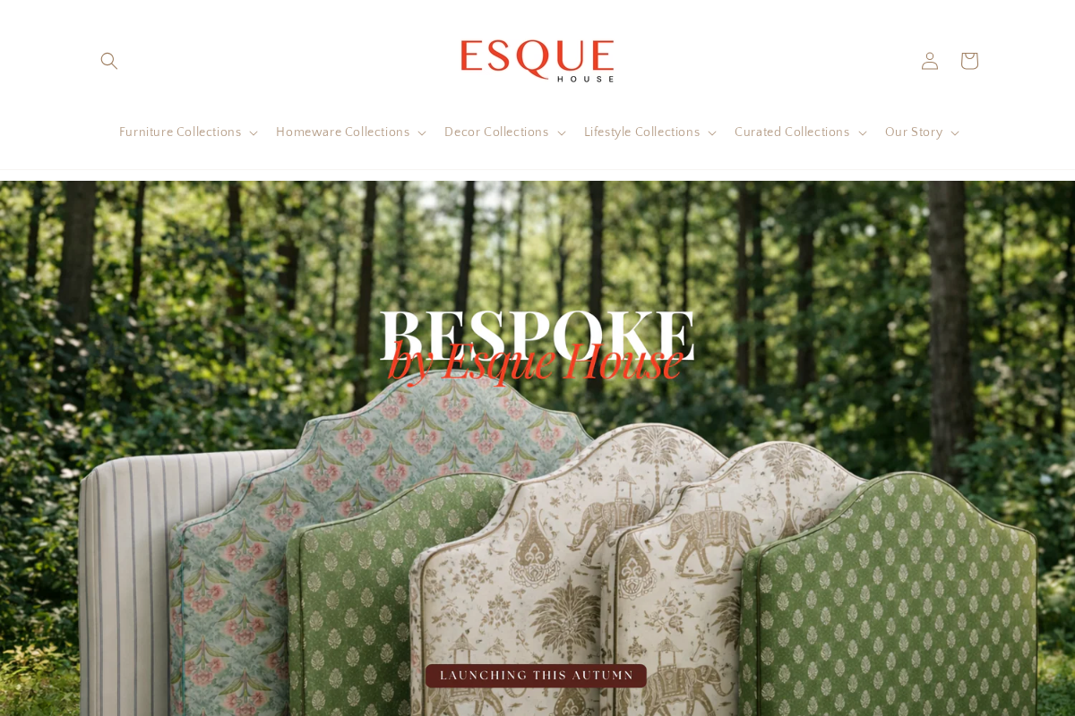 esque.co.za homepage screenshot