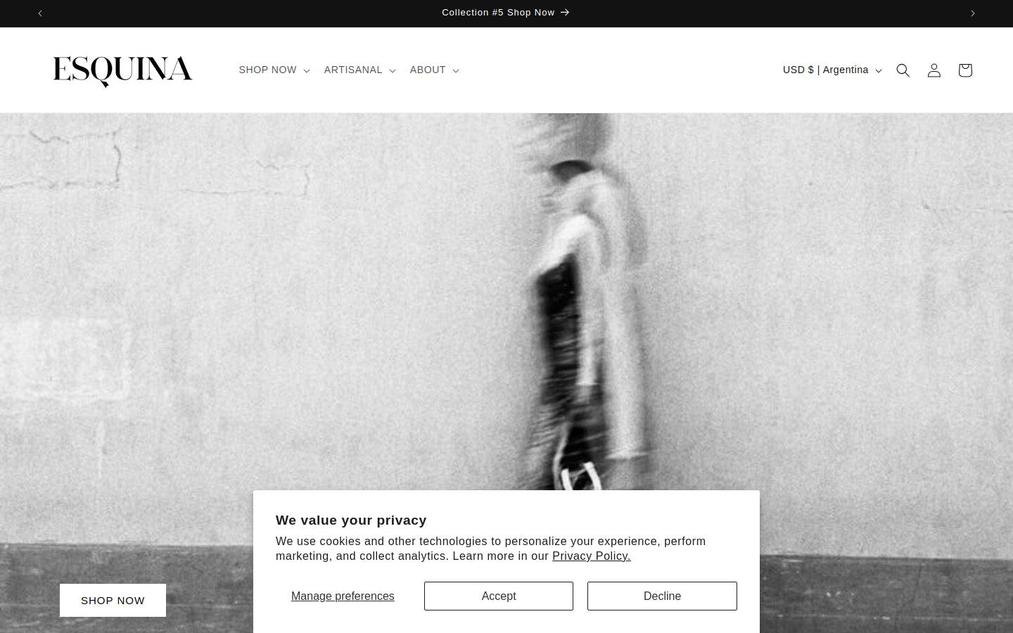 esquinaesquina.com homepage screenshot
