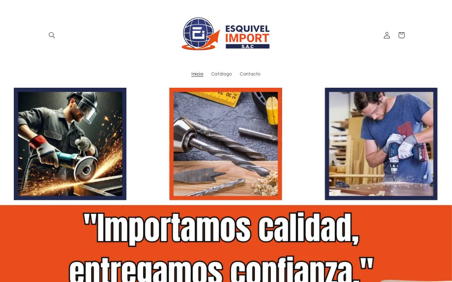 esquivelimport.com homepage screenshot