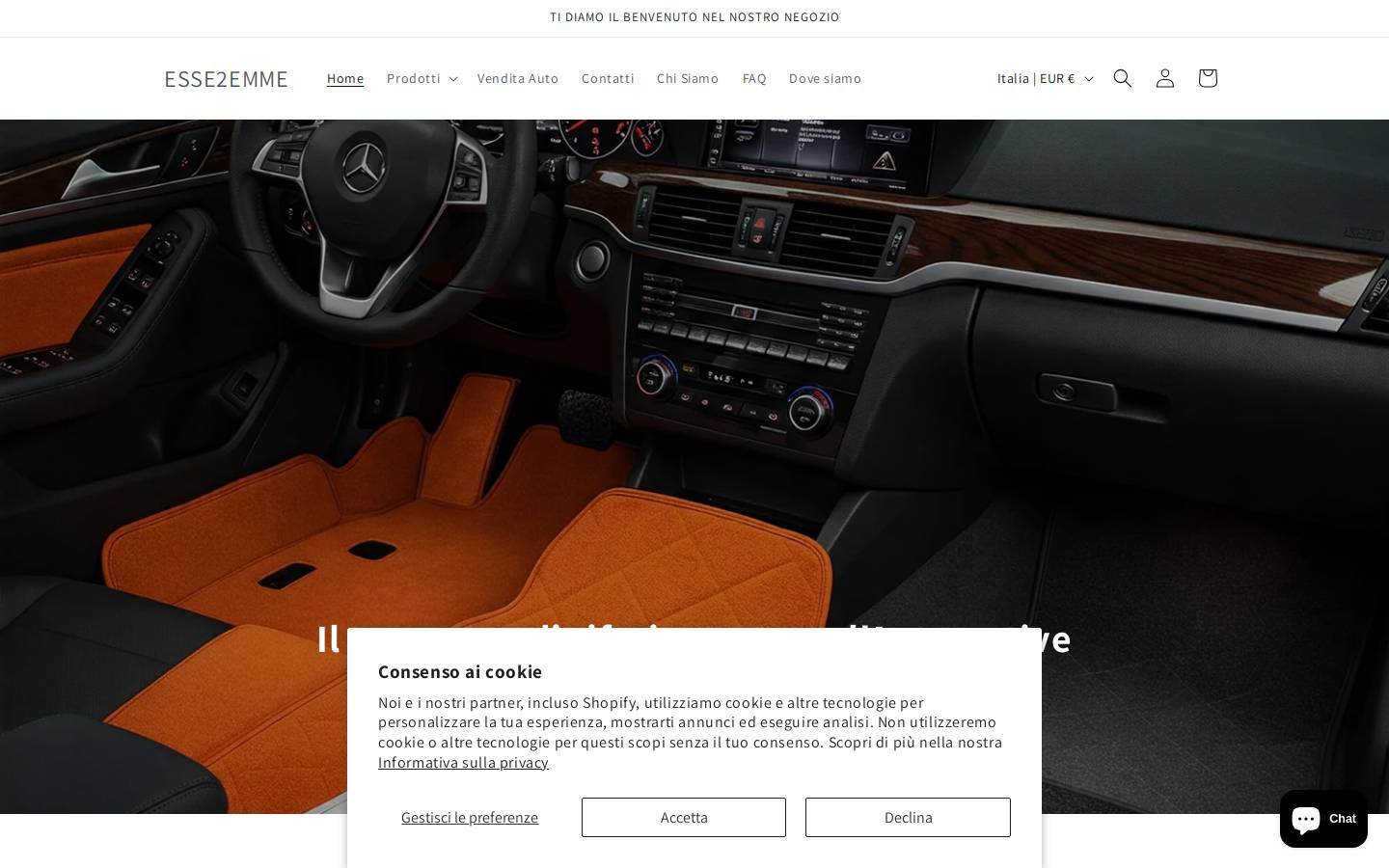 esse2emme.shop homepage screenshot