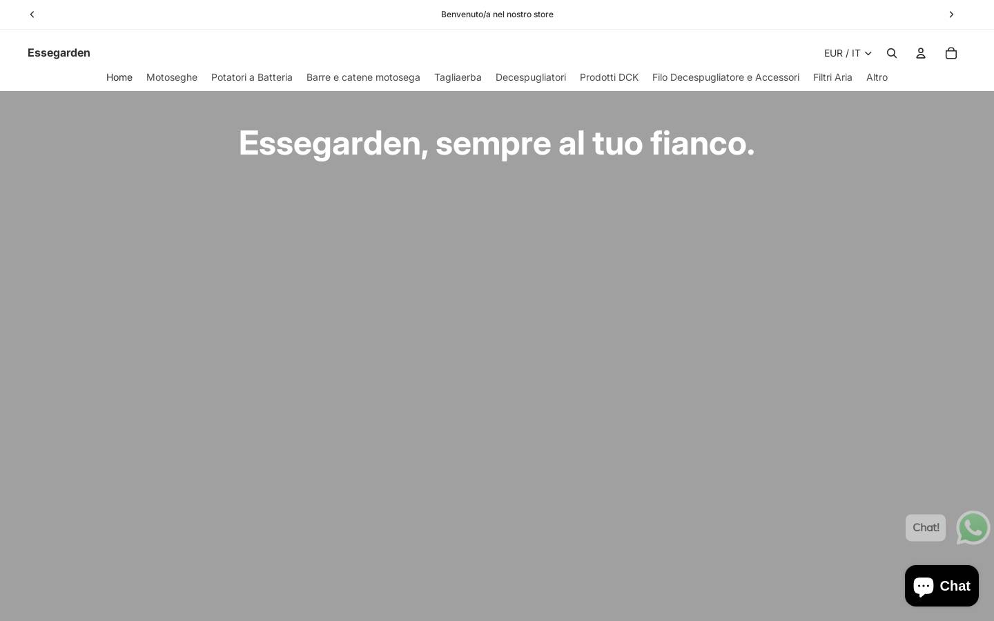 essegarden.com homepage screenshot