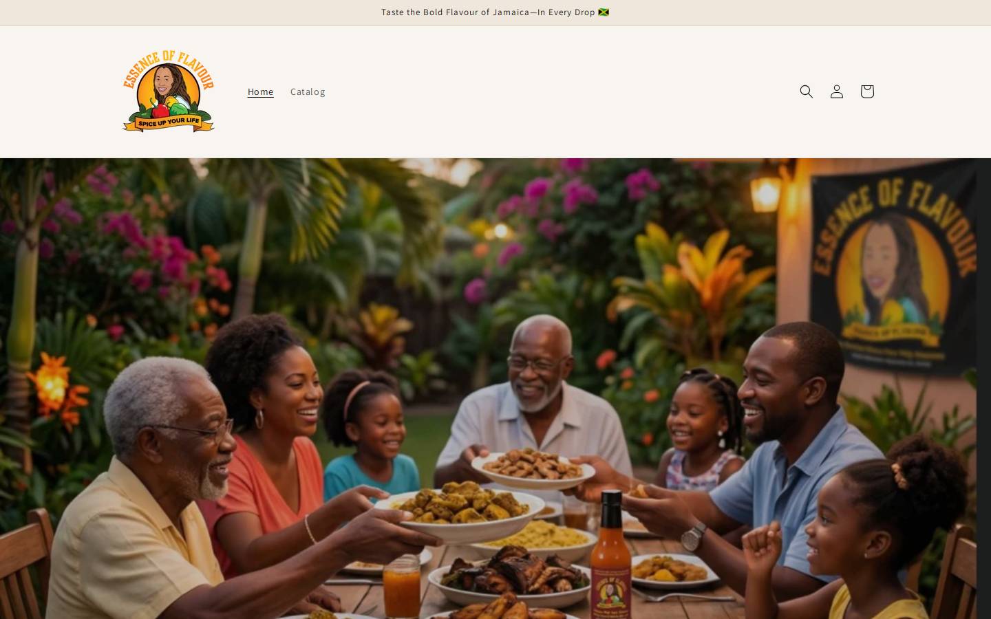 essenceofflavour.ca homepage screenshot