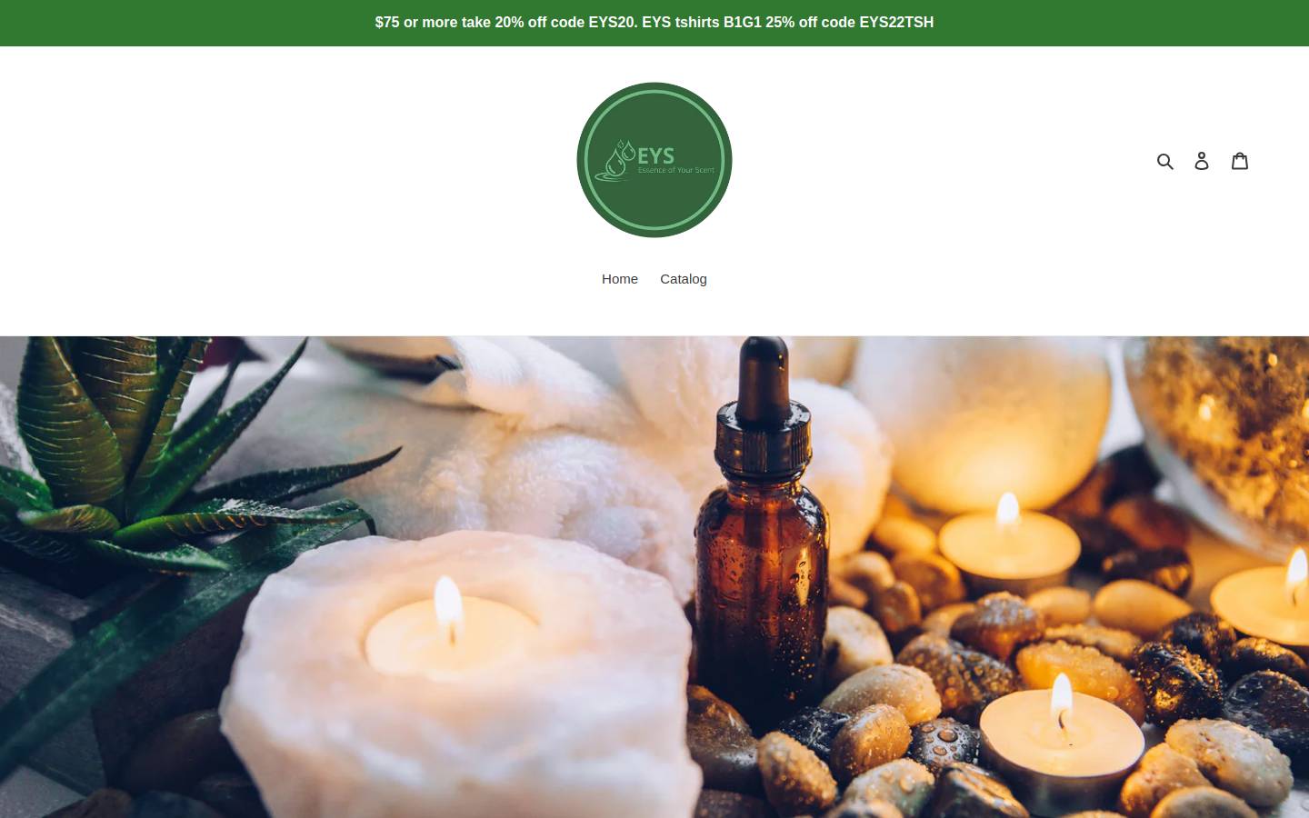 essenceofyourscent.com homepage screenshot