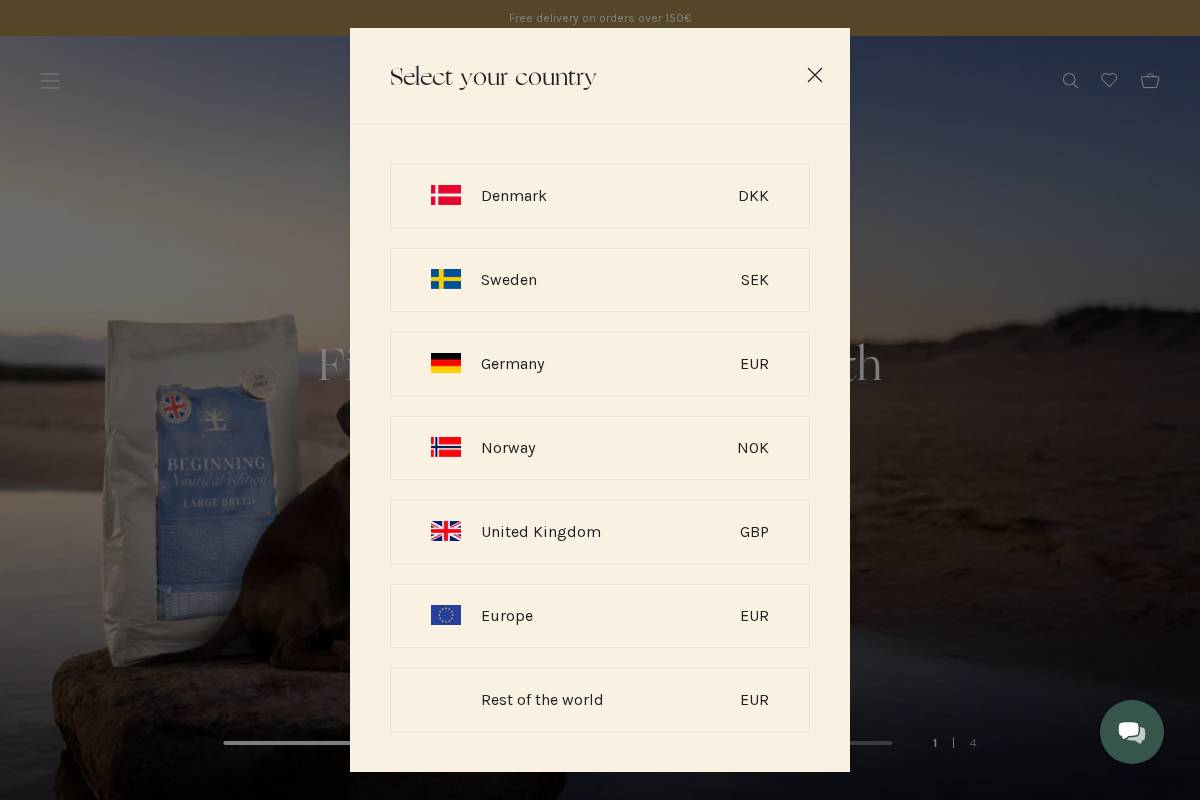 ESSENTIAL FOODS homepage screenshot