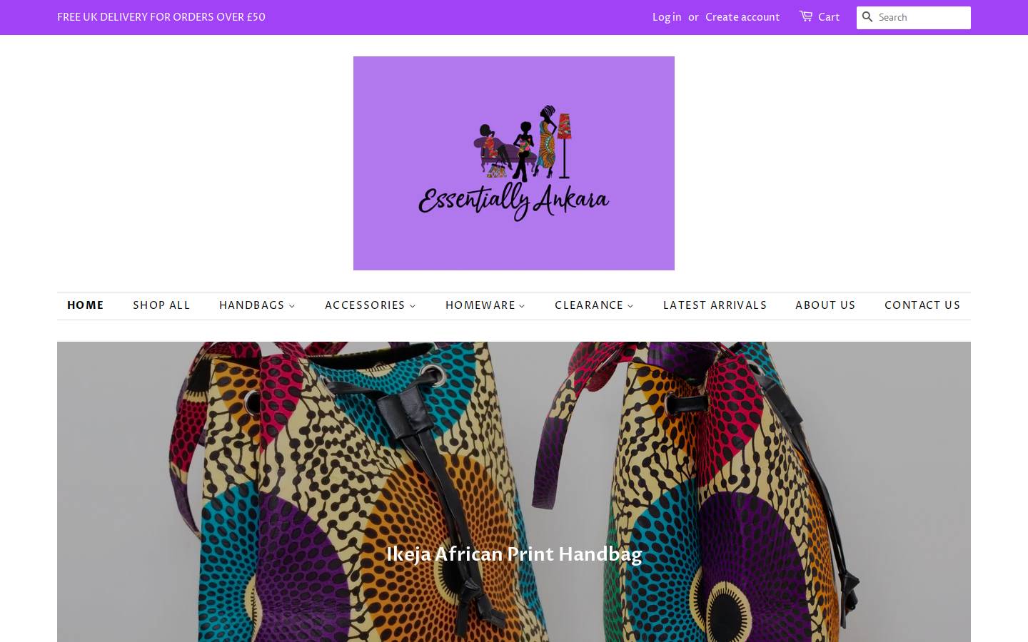 essentiallyankara.com homepage screenshot