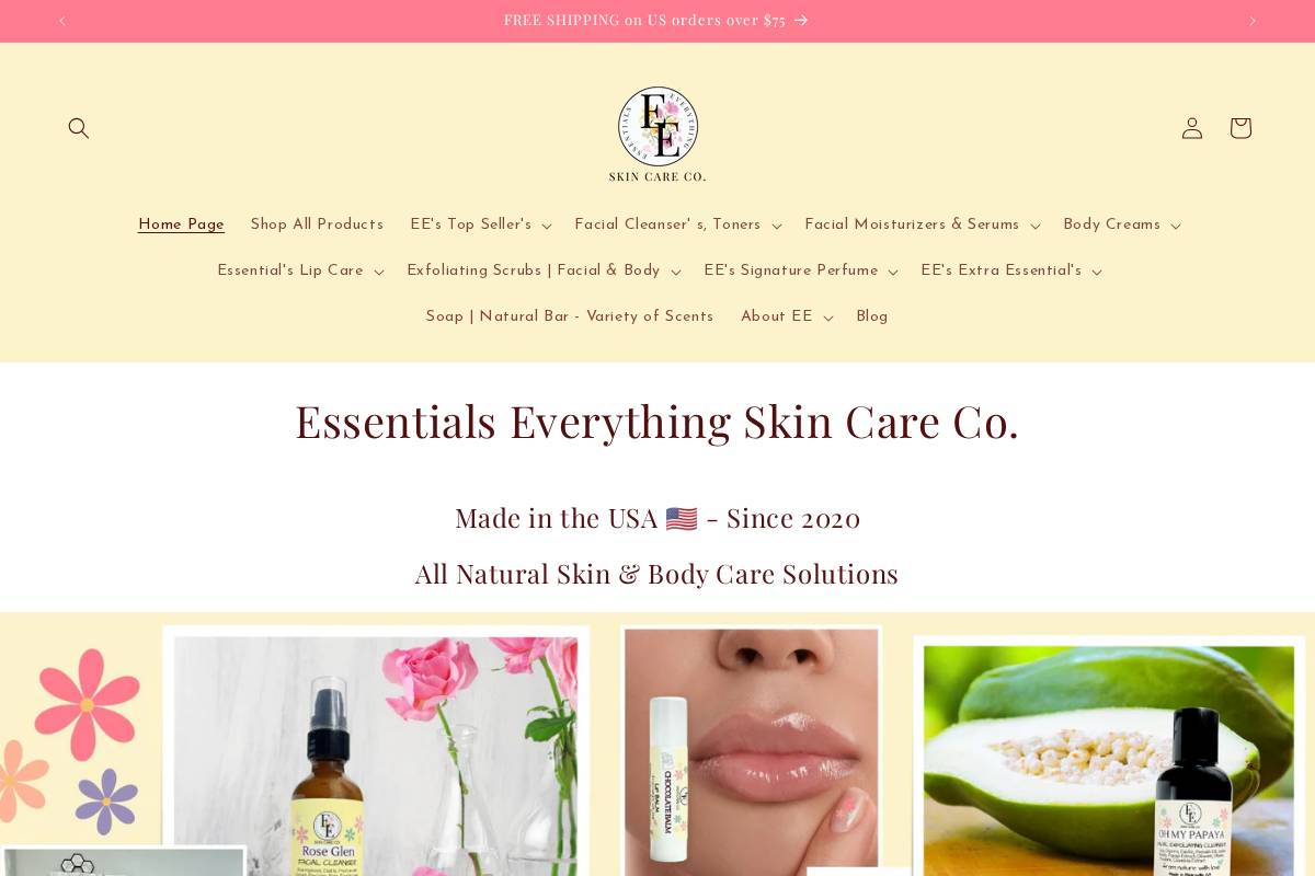 essentialseverything.com homepage screenshot