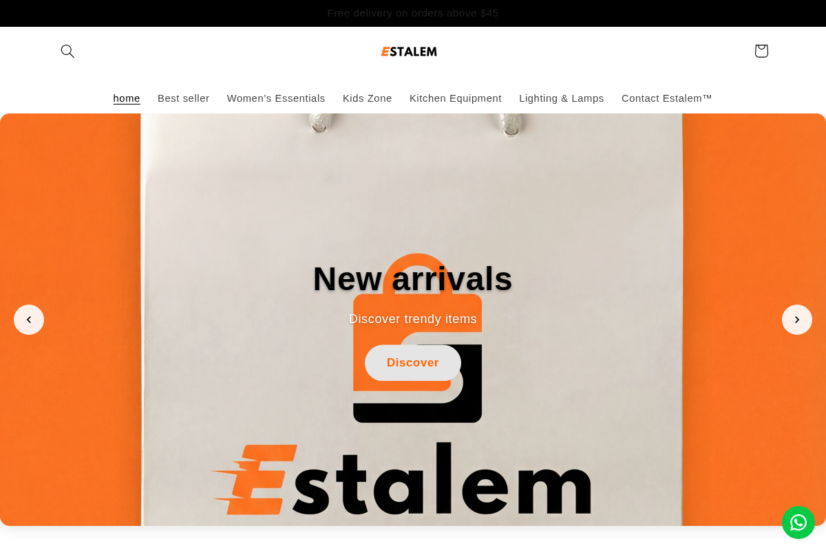 Estalem homepage screenshot