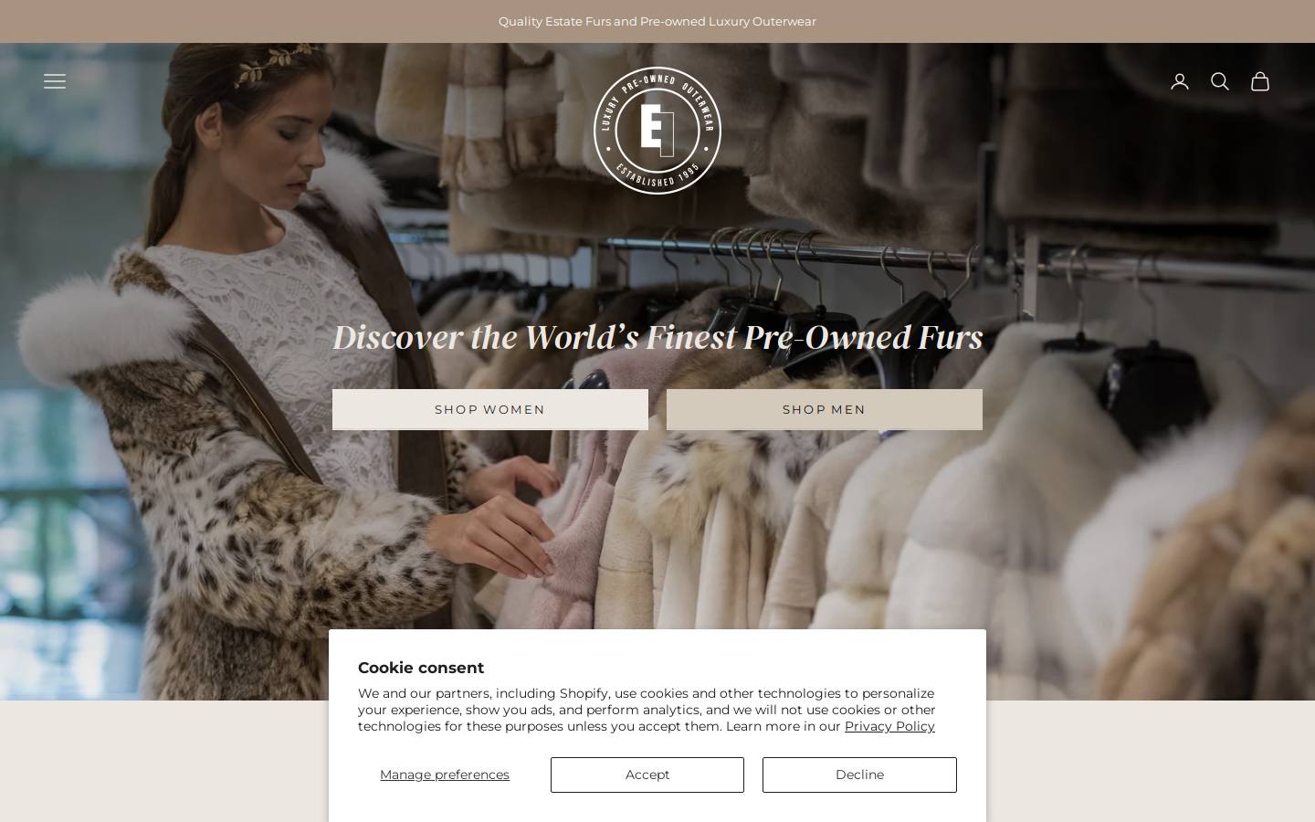 Estatefurs homepage screenshot