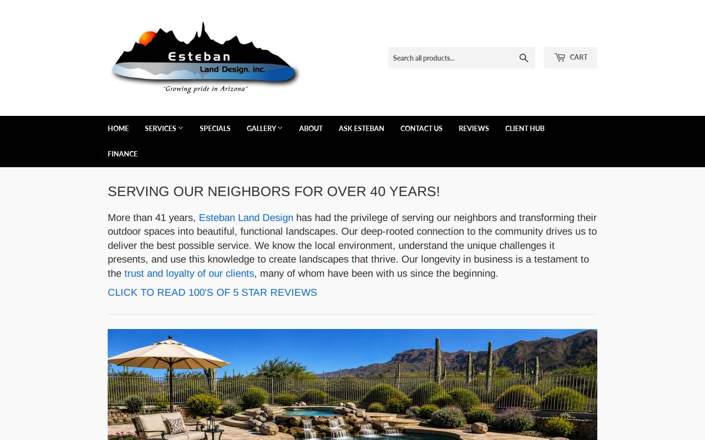 estebanld.com homepage screenshot