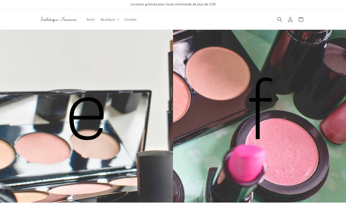 esthetique-francine.com homepage screenshot
