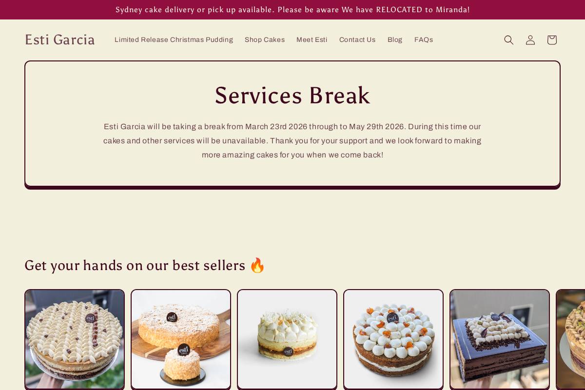 estigarcia.com homepage screenshot