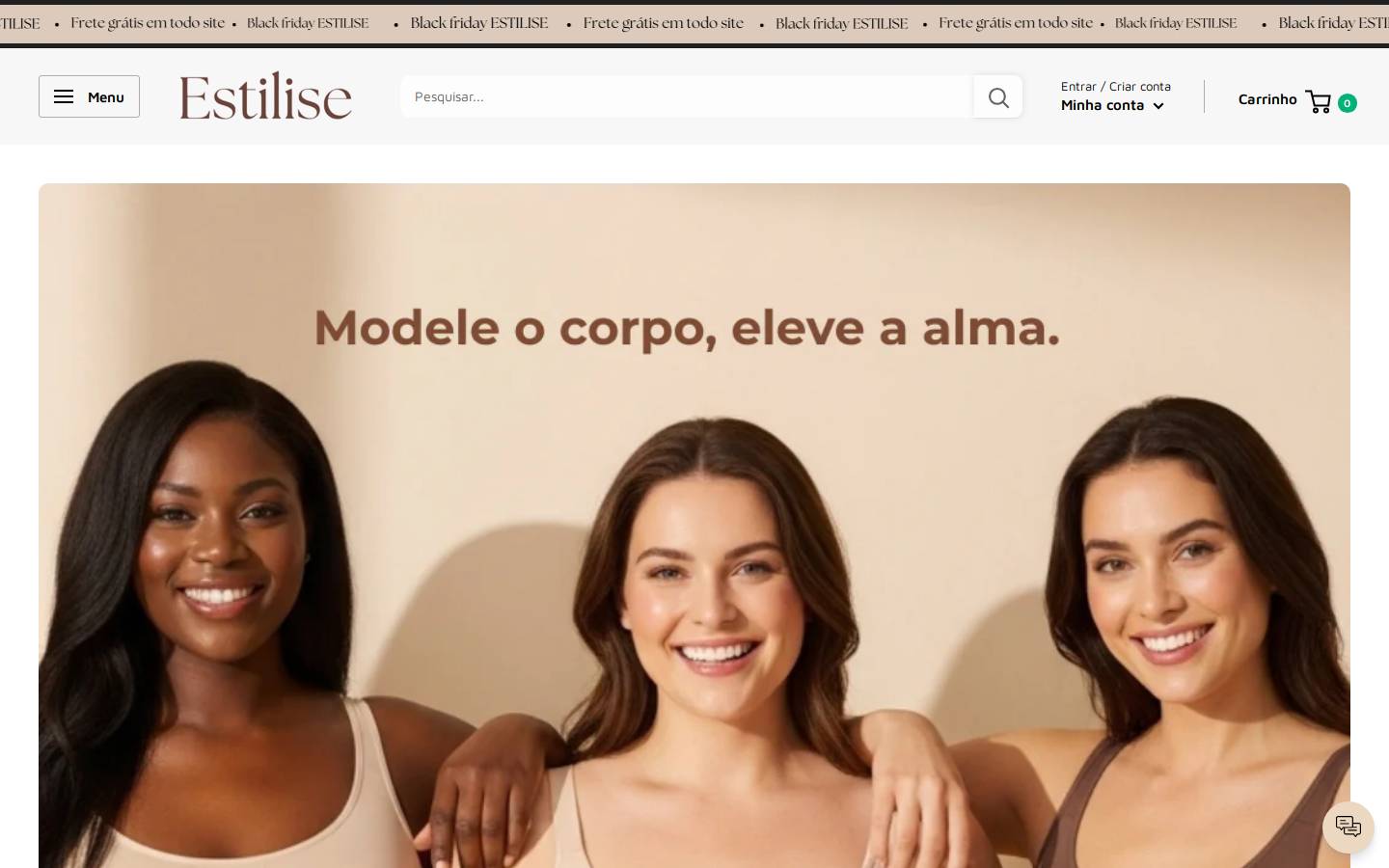estilise.com.br homepage screenshot