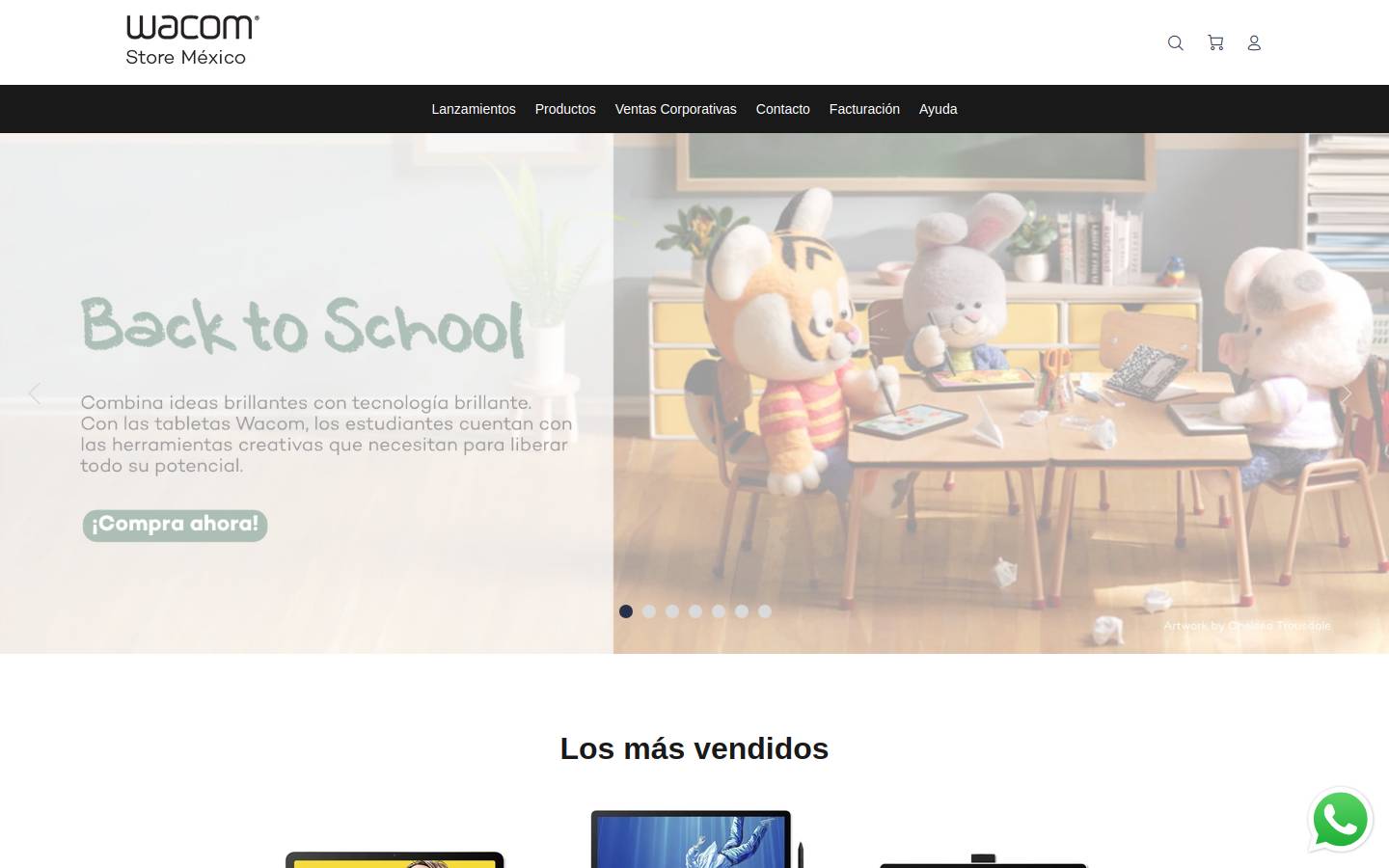 estorewacom.com.mx homepage screenshot