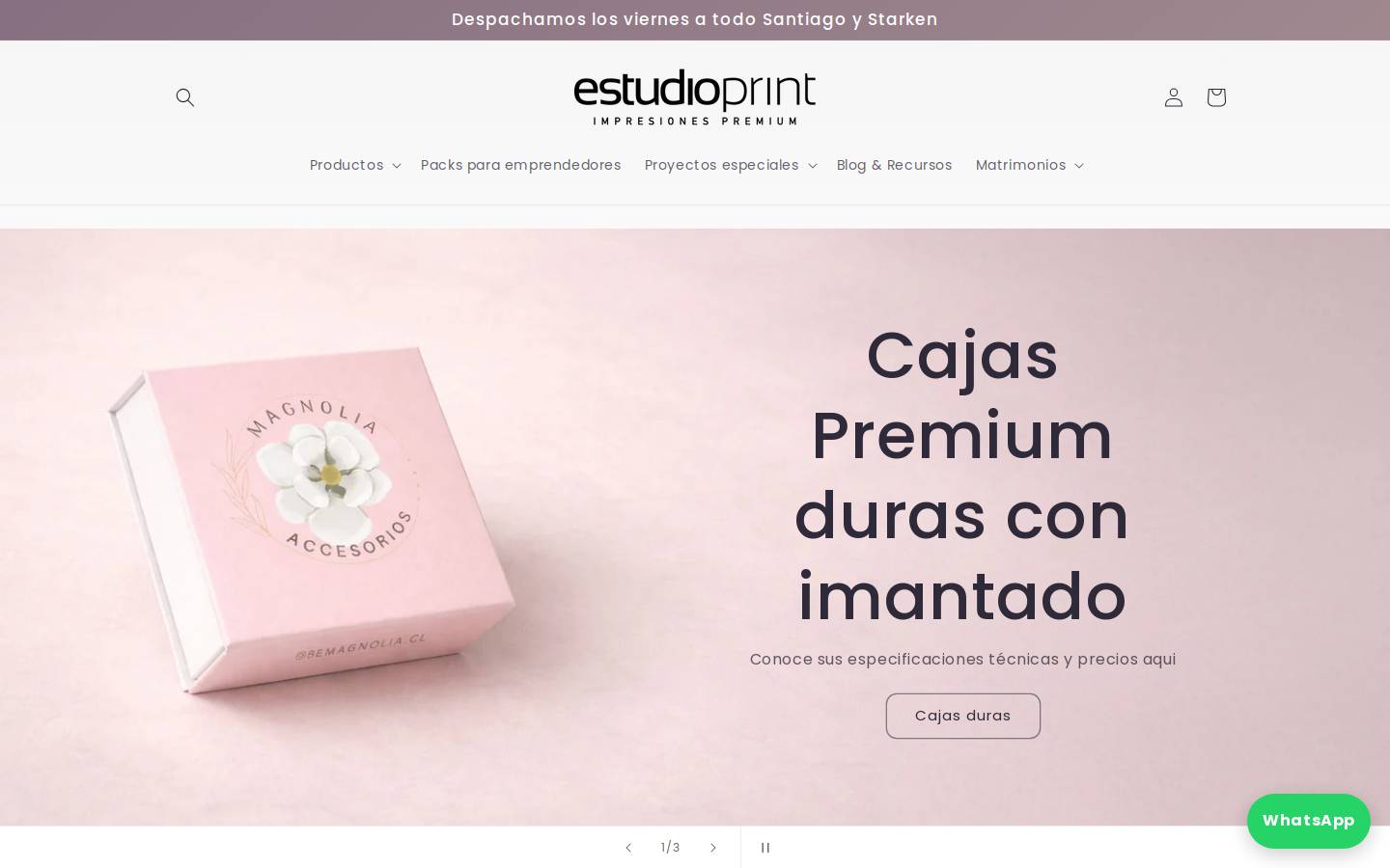 estudioprint.cl homepage screenshot