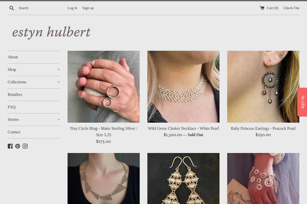 estynhulbert.com homepage screenshot