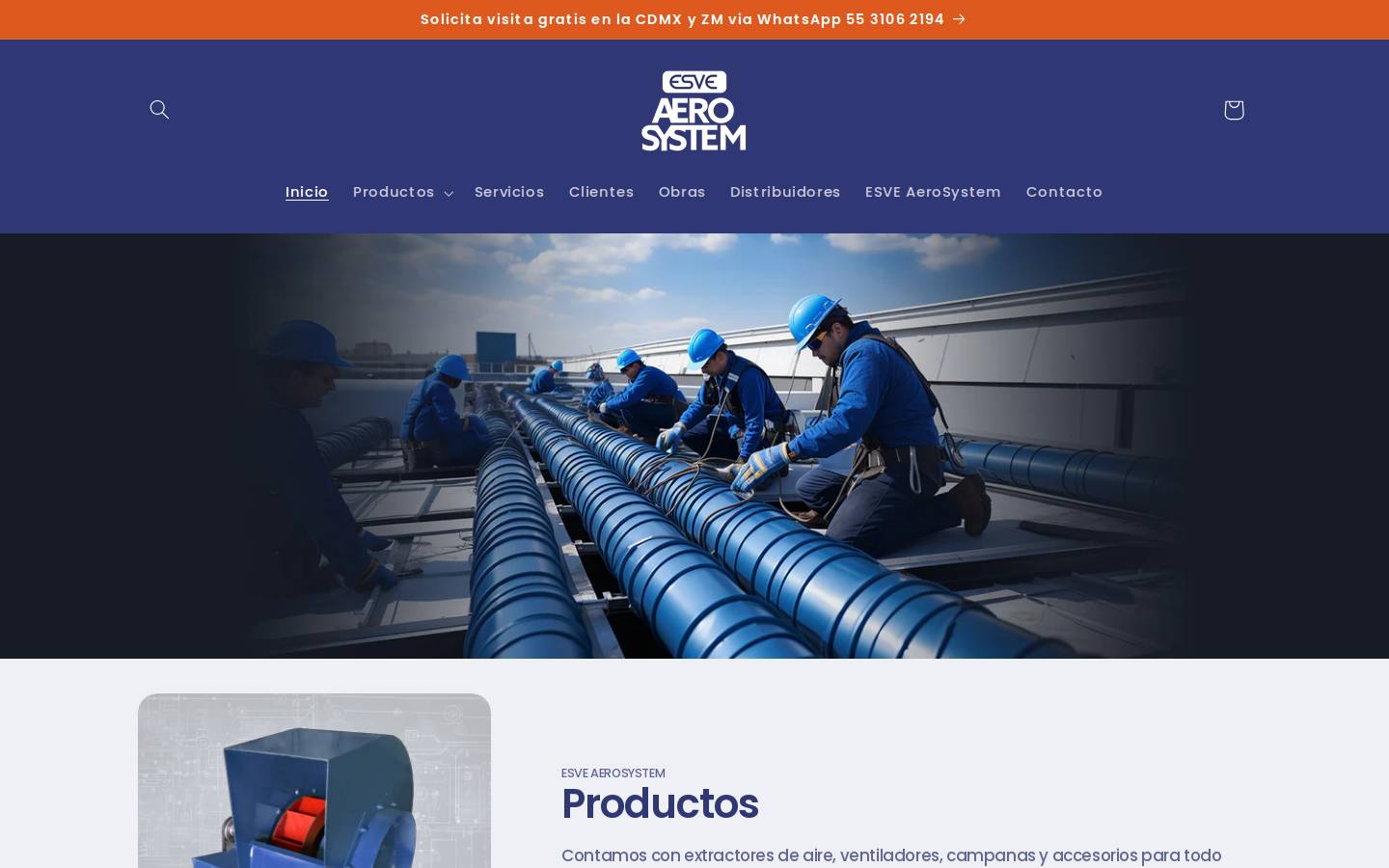 esve.mx homepage screenshot