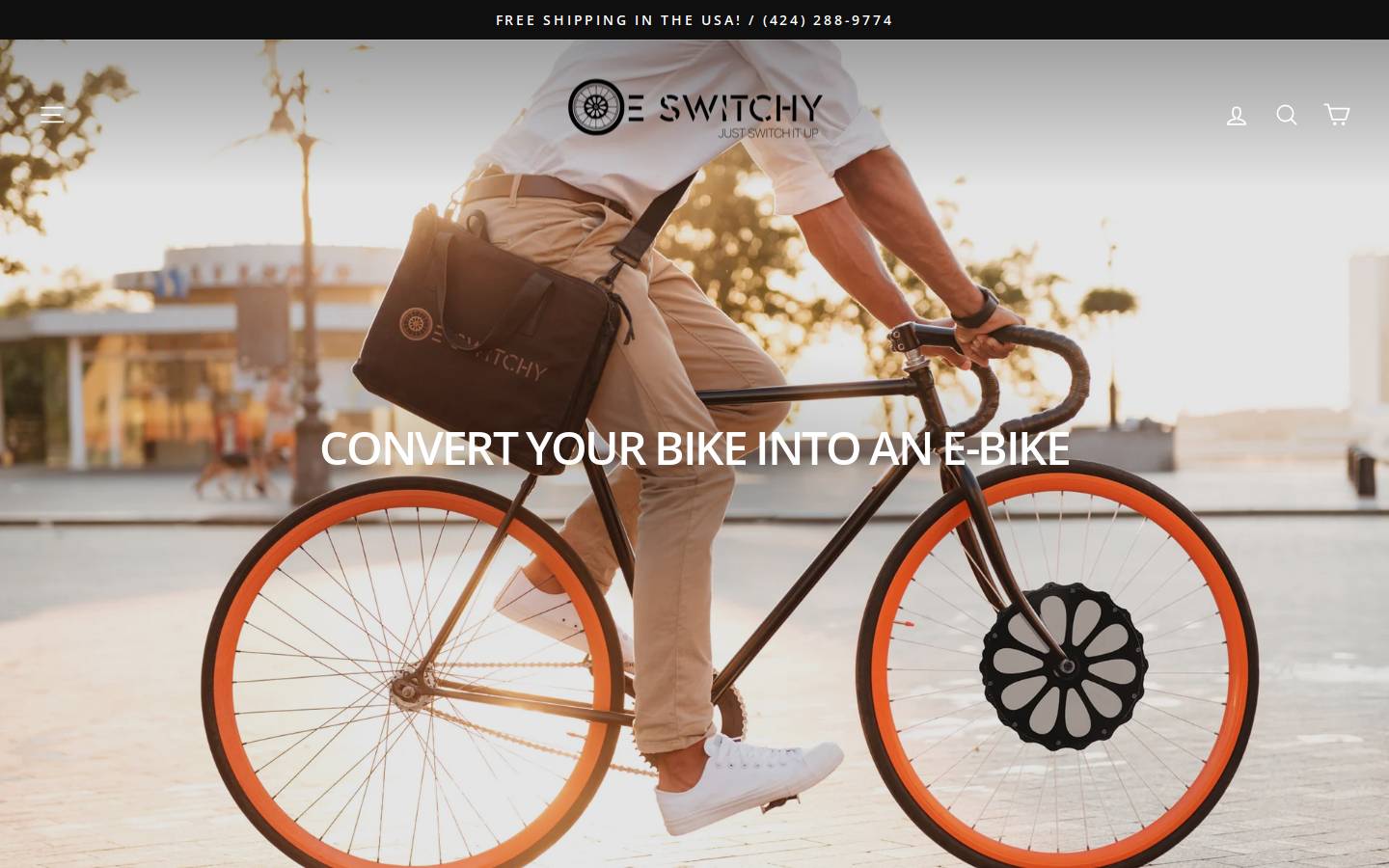 eswitchybikes.com homepage screenshot