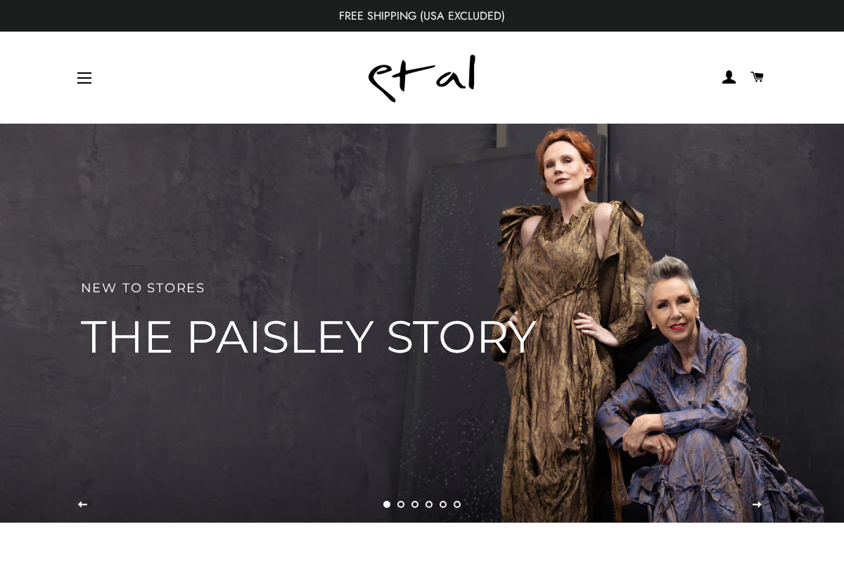 Et Al Australia homepage screenshot