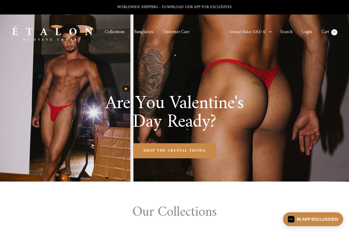 Étalon By Steve Canar homepage screenshot