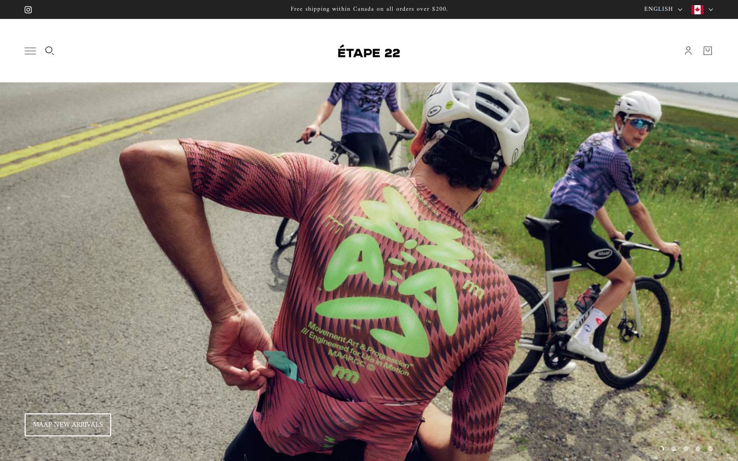 etape22.com homepage screenshot