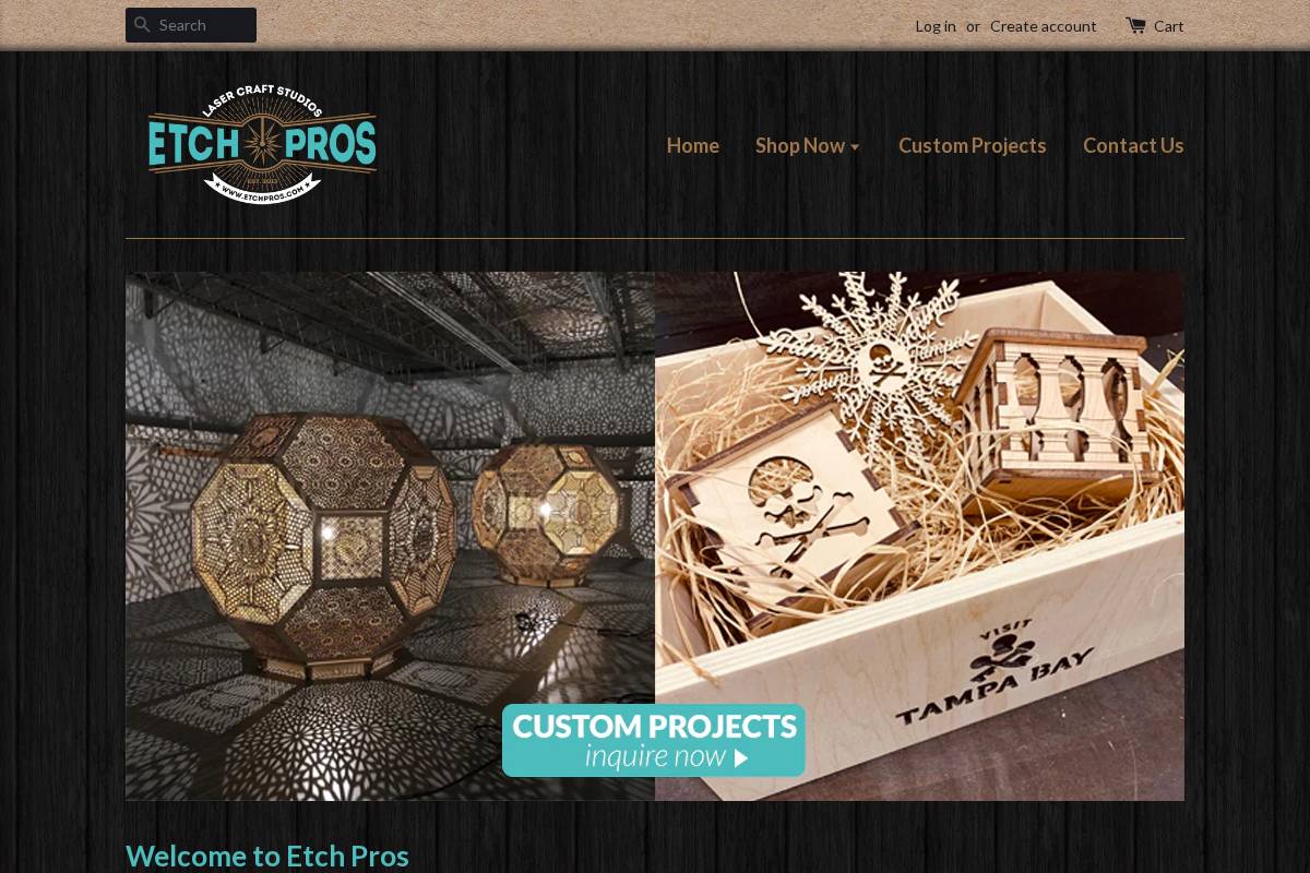 etchpros.com homepage screenshot