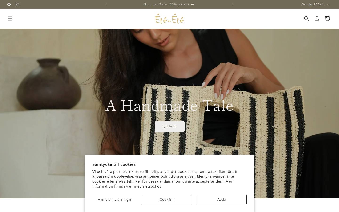ete-ete.se homepage screenshot