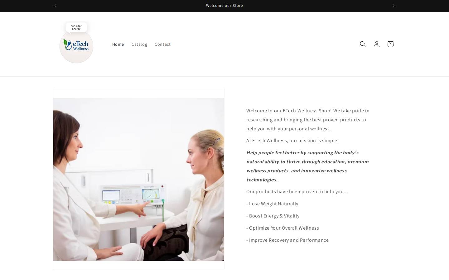 etechwellness.shop homepage screenshot