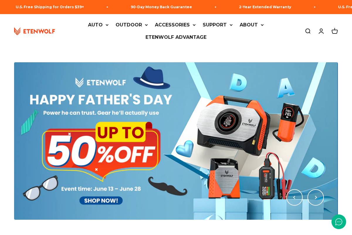 etenwolf.com homepage screenshot