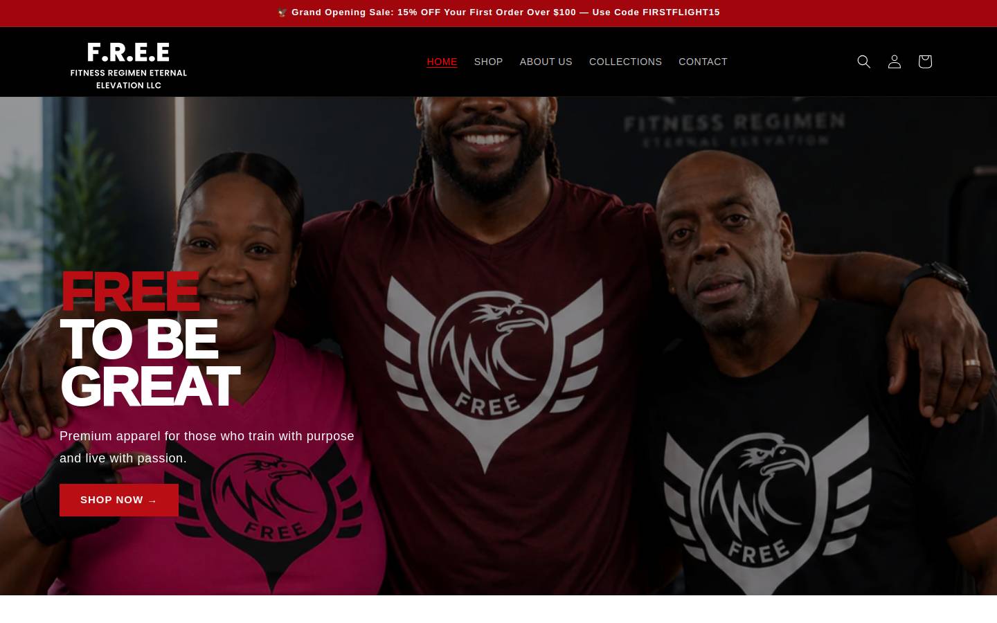 eternalelevation.com homepage screenshot