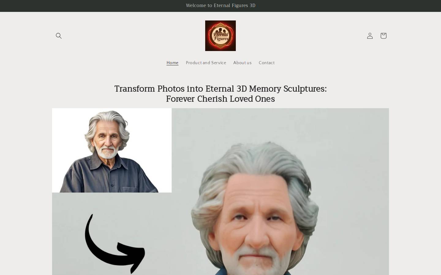 eternalfigures.com homepage screenshot