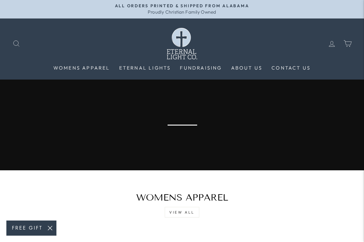 Eternallightco homepage screenshot