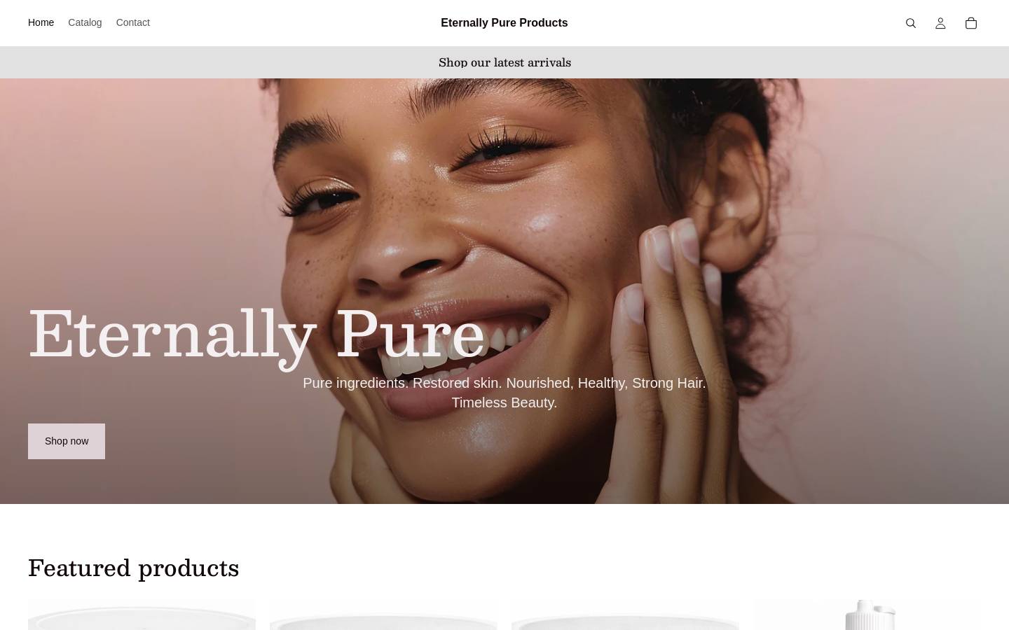 eternallypure.org homepage screenshot