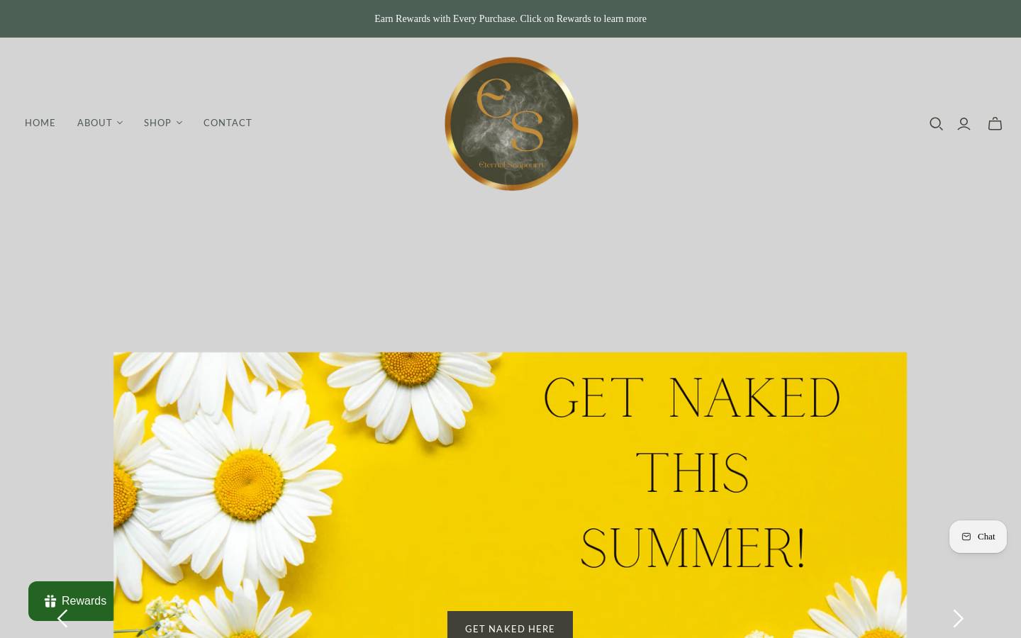 eternalsoapourri.com homepage screenshot