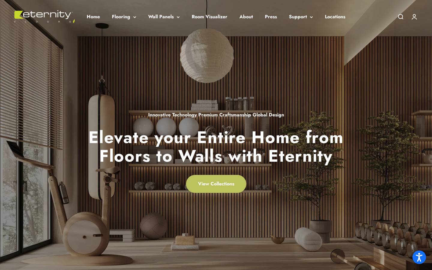 eternityflooring.com homepage screenshot