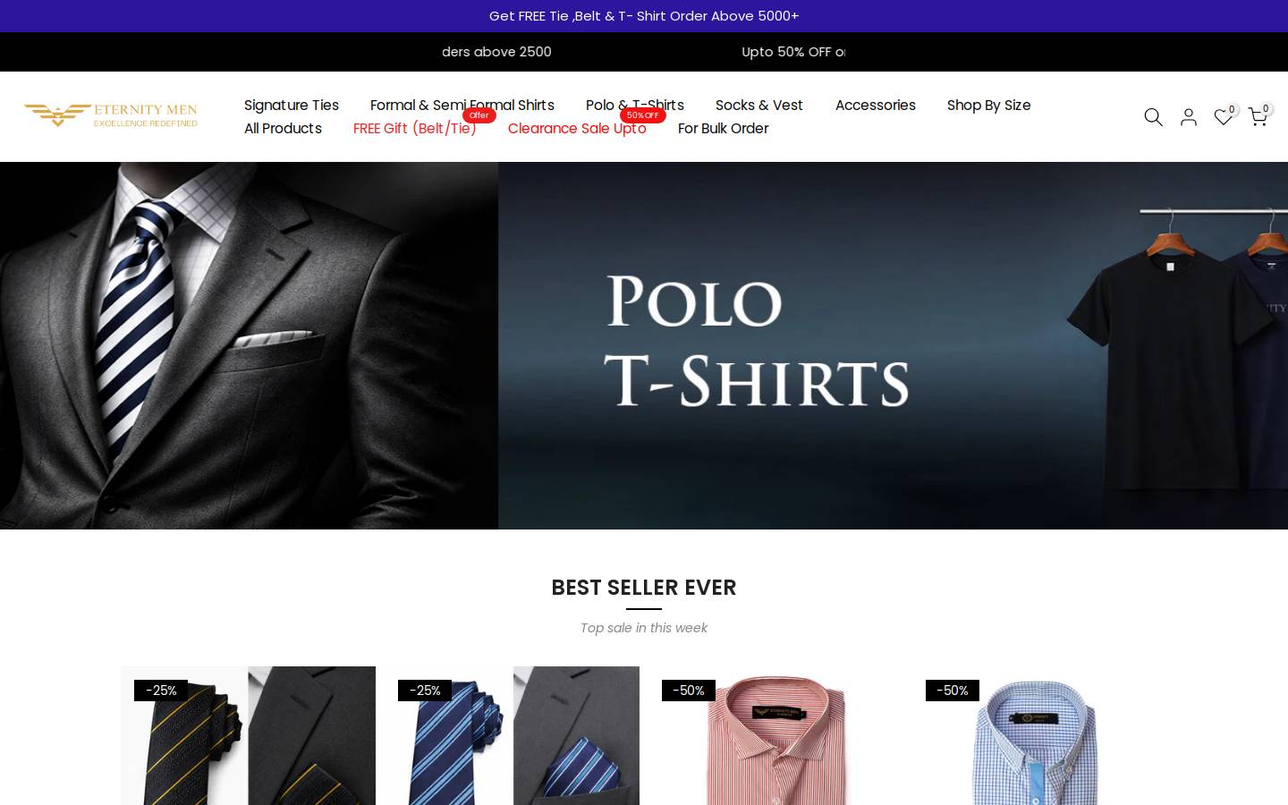 eternitymen.com homepage screenshot