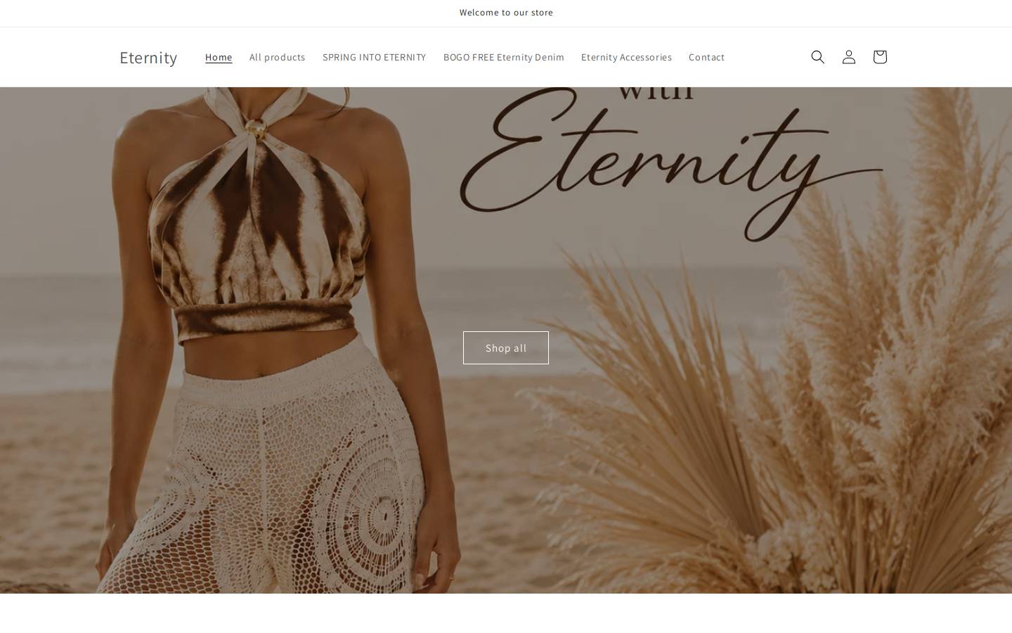 eternityou.com homepage screenshot