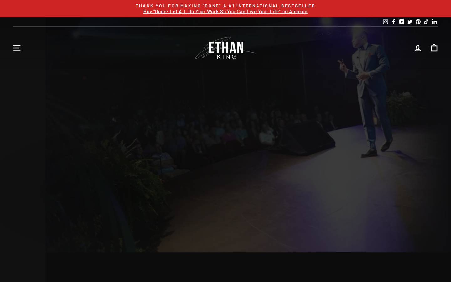 ethanking.com homepage screenshot