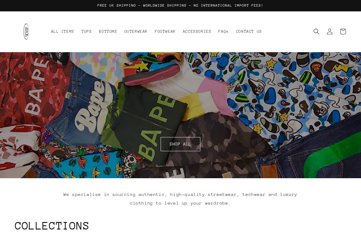 ethansemporium.store homepage screenshot