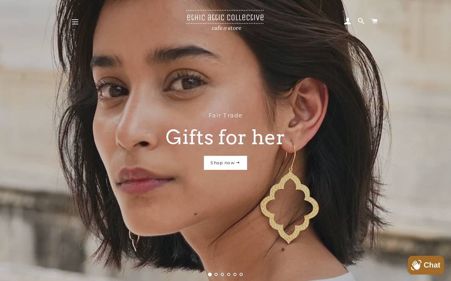 ethicattic.com homepage screenshot
