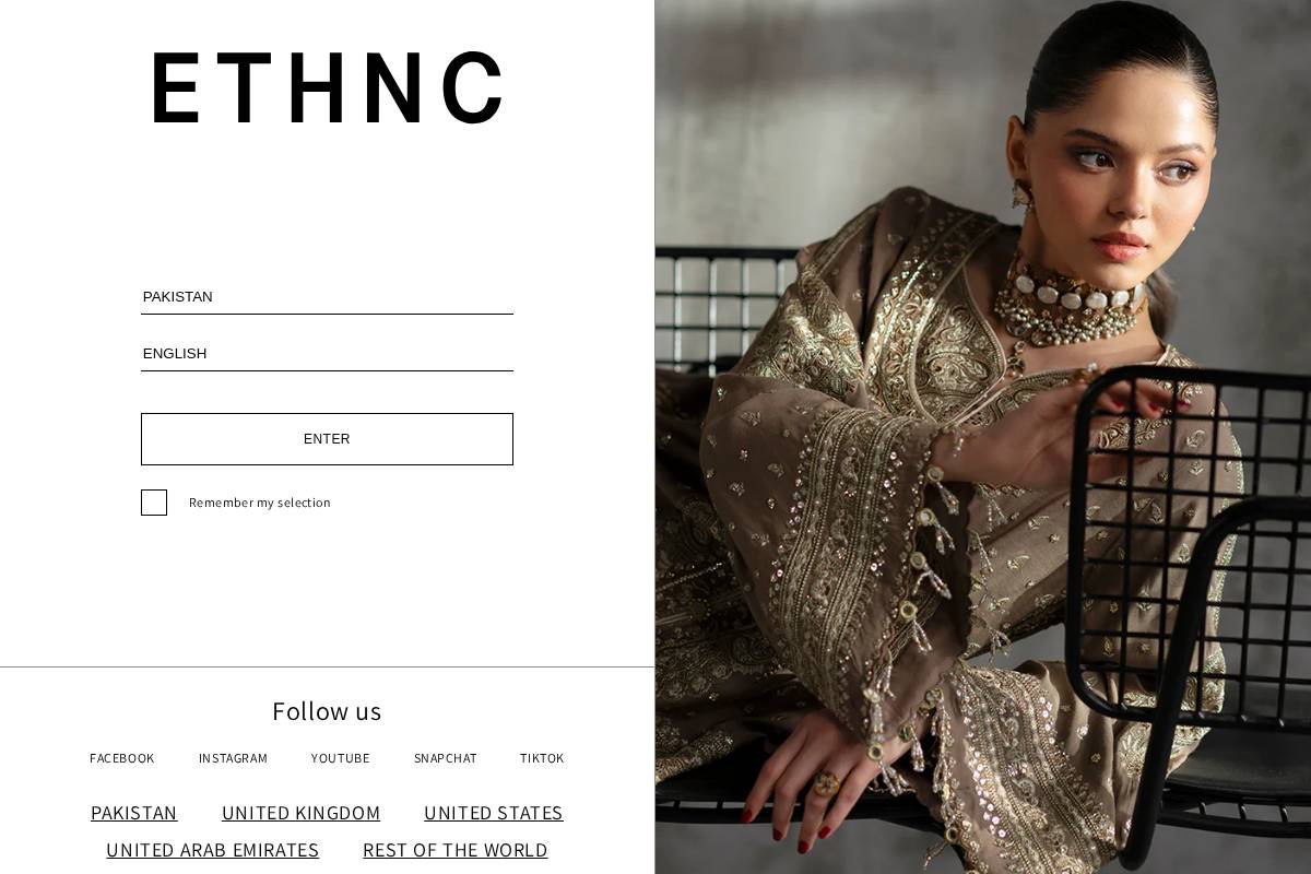 ethnc.com homepage screenshot