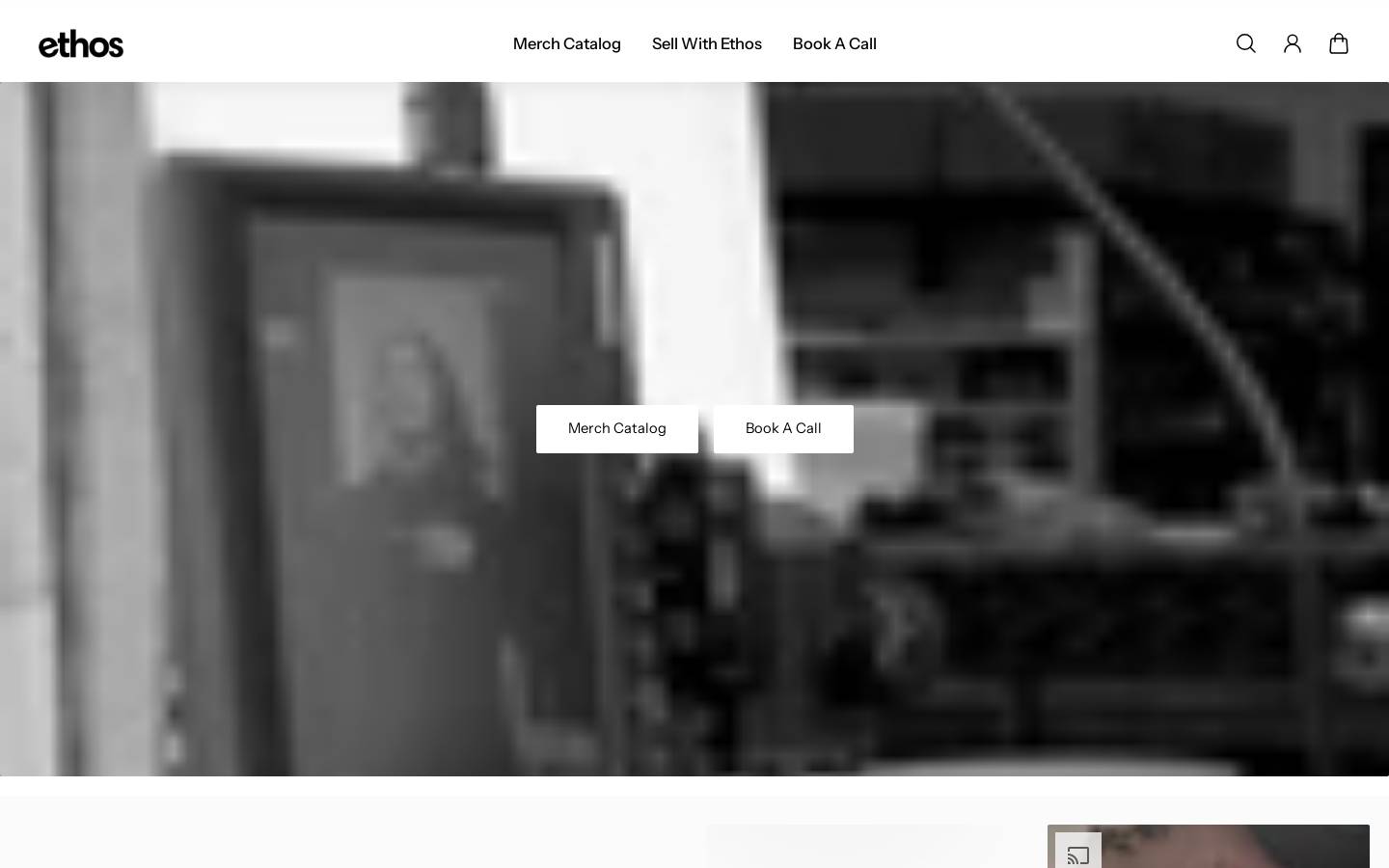 Ethos.com homepage screenshot