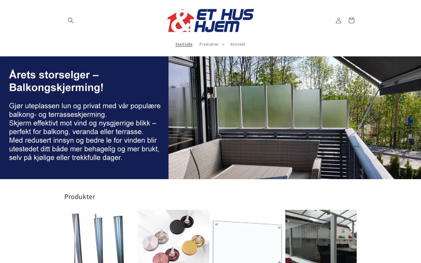 ethus.no homepage screenshot