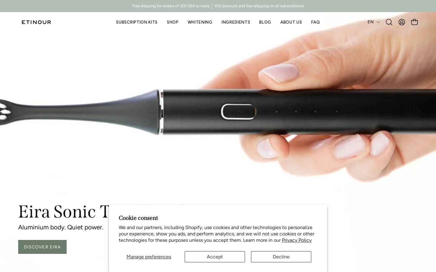 etinour.com homepage screenshot