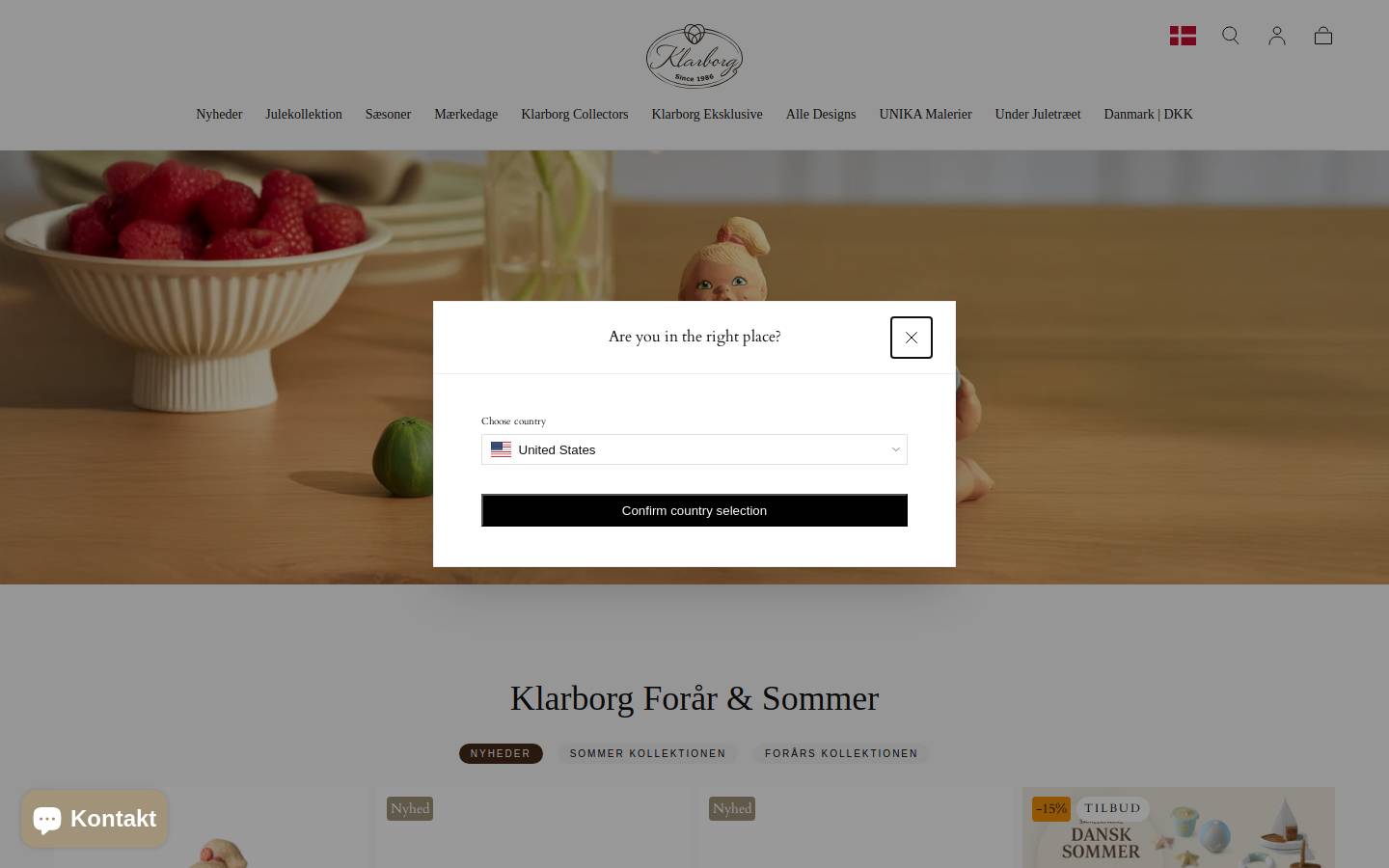 Etlyklarborg.dk homepage screenshot