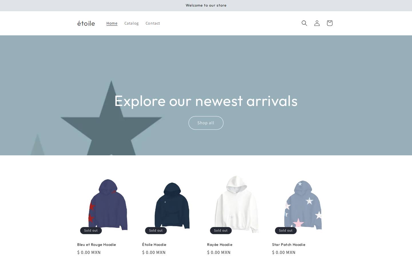 etoile-fashion.com homepage screenshot