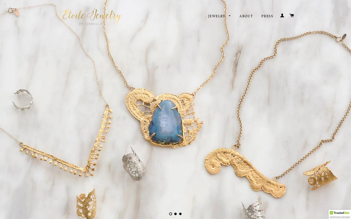 etoilejewelry.com homepage screenshot
