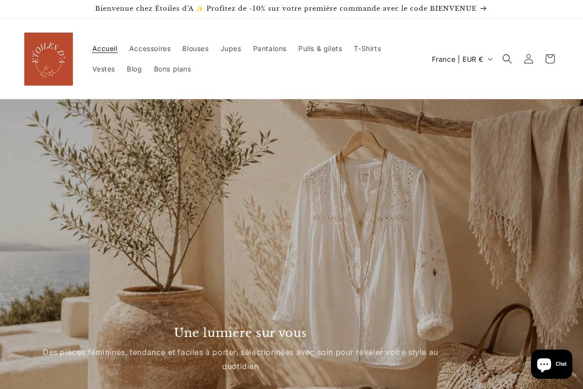etoilesda.com homepage screenshot